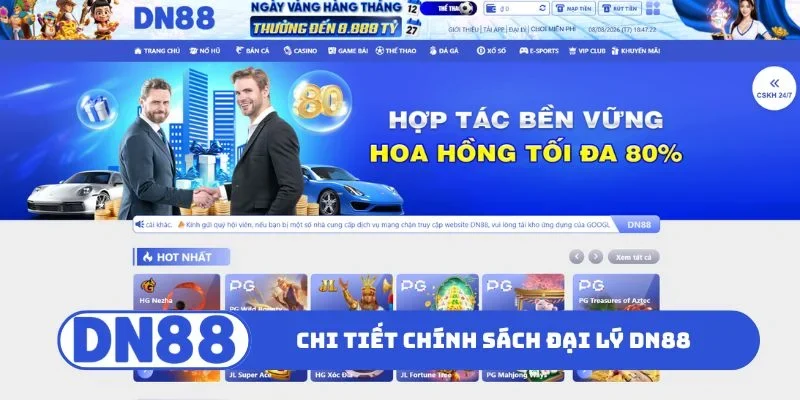 Chi tiết chính sách đại lý DN88