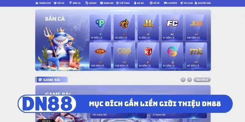 Mục đích lâu dài gắn liền giới thiệu DN88