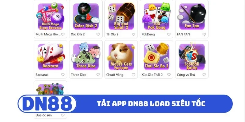 Tải app DN88 load siêu tốc